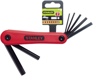 Stanley 4-69-262 Stiftsleutelset 7 Dlg 2,5-10mm