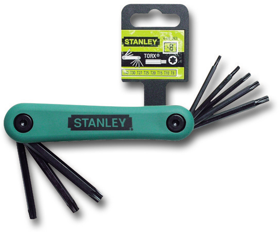 Stanley 4-69-263 Stiftschlüsselsatz 8-tlg. T9-T40