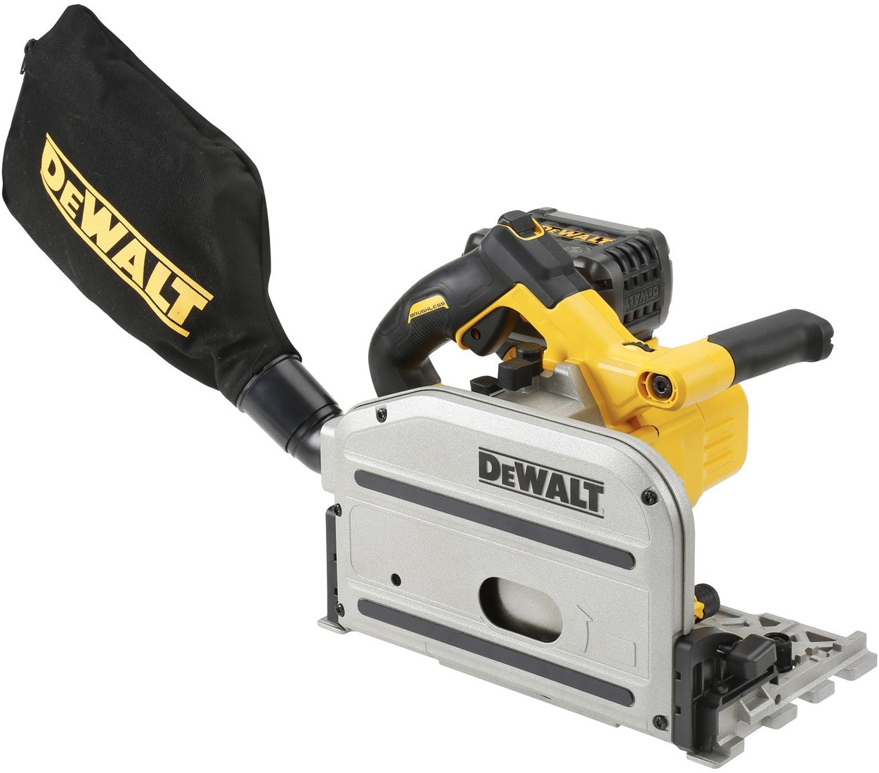 DCS520T2R FlexVolt Plunge Saw 54V 6.0Ah XR Li-ion in TSTAK + guide rail DWS5022