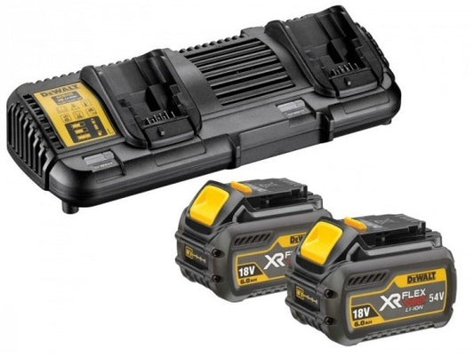 DCB132T2 XR FlexVolt Starter Kit 2x 54V 6.0Ah Li-Ionen-Akku + Dual-Ladegerät