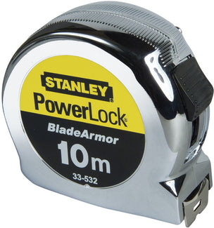 Stanley 0-33-532 Rolbandmaat Powerlock Blade Armor 10m - 25mm