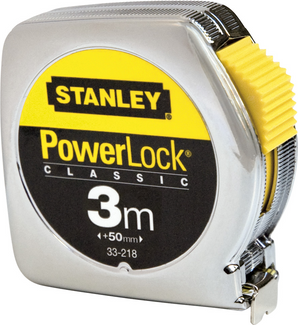 Stanley 1-33-218 Rolbandmaat Powerlock 3m - 12,7mm metaal