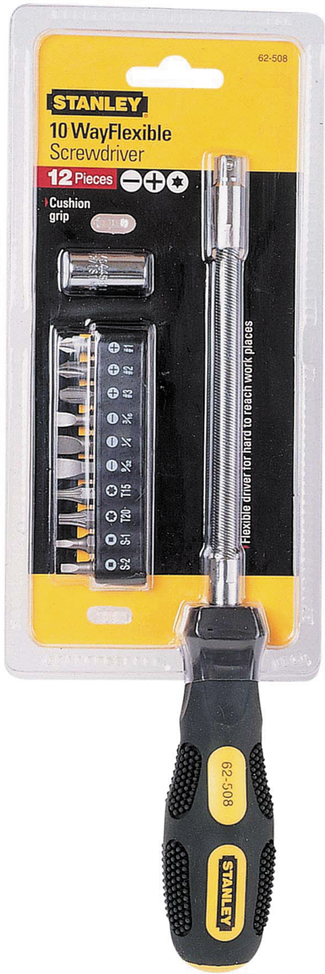 Stanley 10 Bits Flexible Screwdriver STA-0-62-508