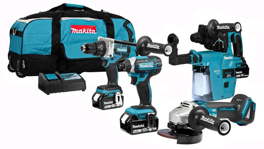 Makita DLX4079TV1 Akku-Kombi-Set 18V 5,0Ah Li-Ion
