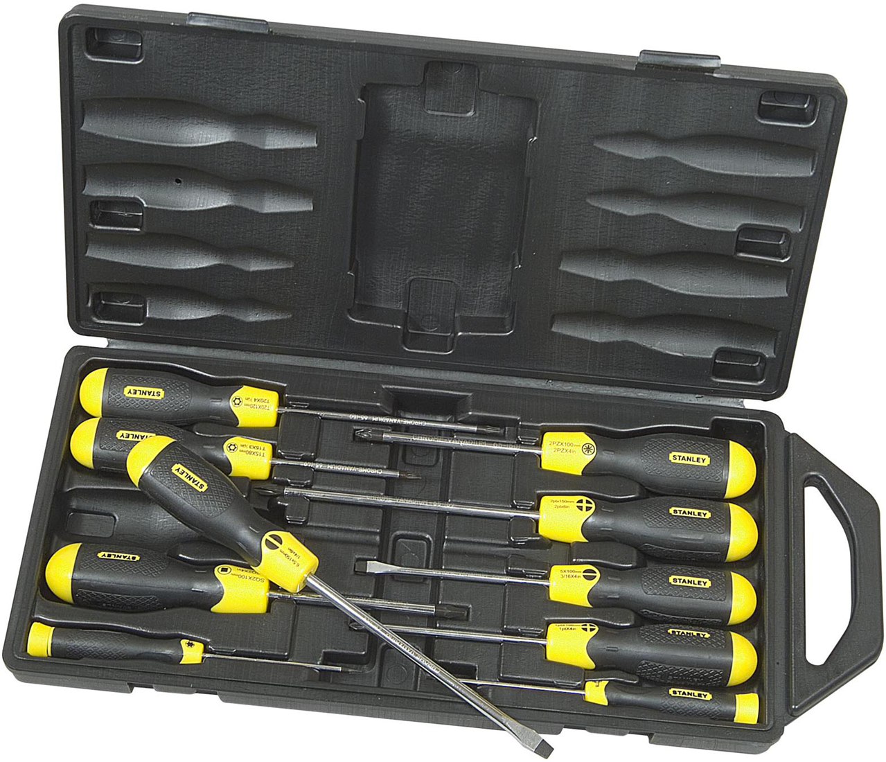Stanley CushionGrip Schroevendraaierset 10-delig (St / Pz) 2-65-014
