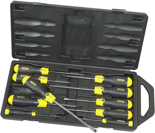 Stanley CushionGrip Schroevendraaierset 10-delig (St / Pz) 2-65-014