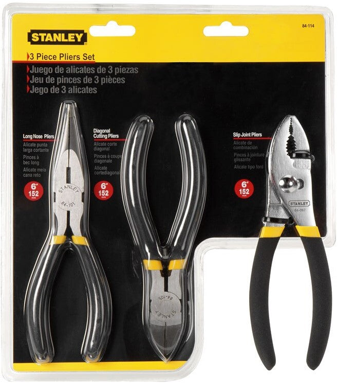 Stanley STA-0-84-114 Basic Pliers Set