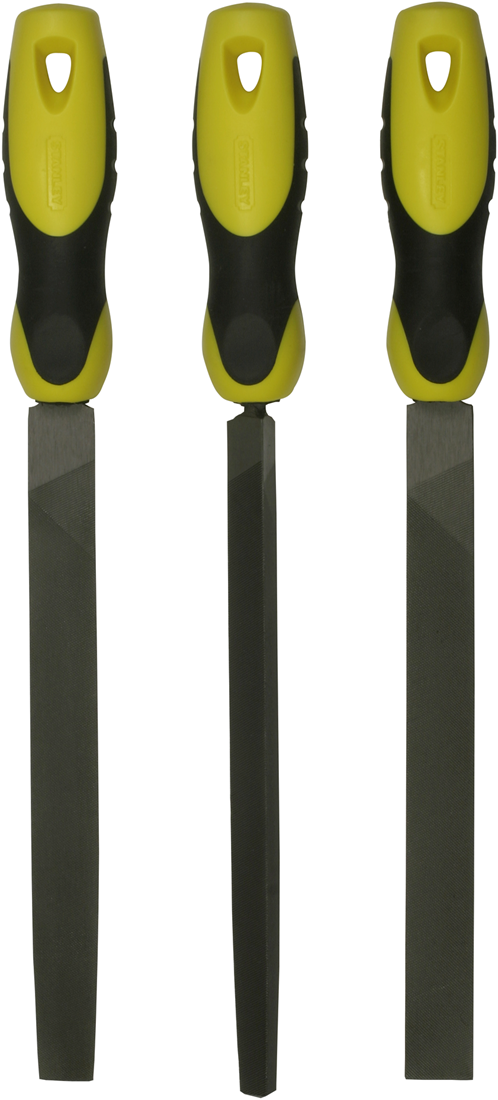 Stanley STA-0-22-464 3delige Set Vijlen Halfzoet 200mm