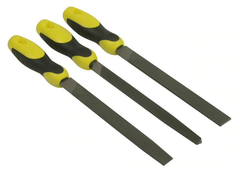 Stanley STA-0-22-464 3 Piece Set Files Semi-Smooth 200mm