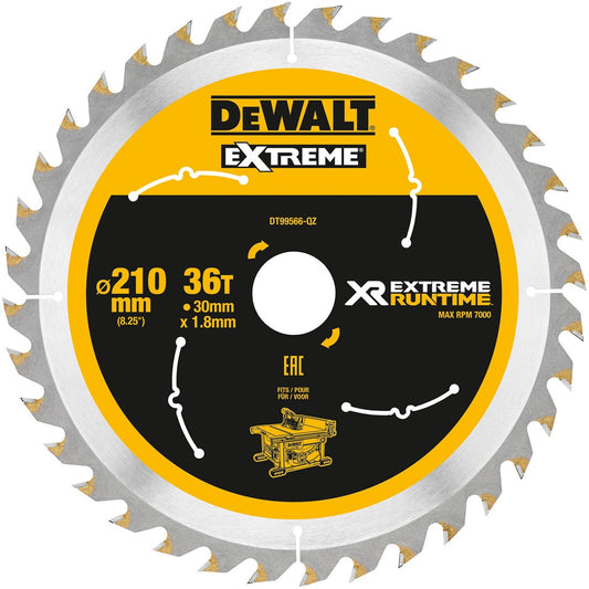 DT99566 XR Cirkelzaagblad 210x30mm 36T