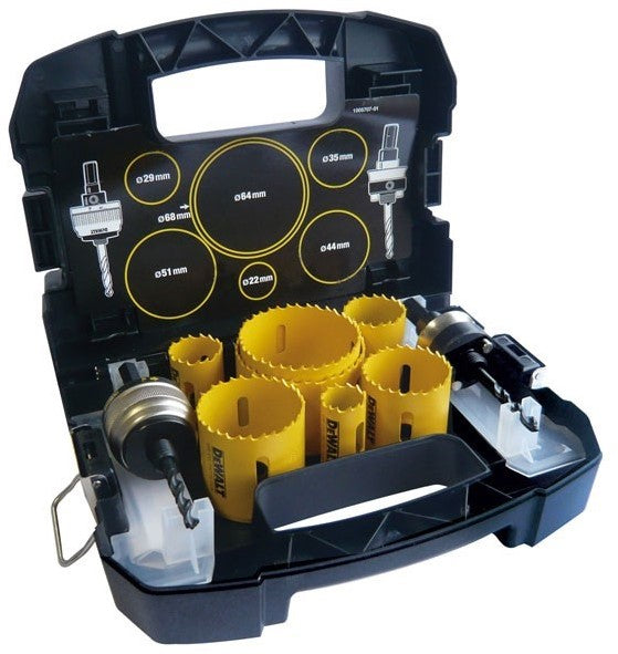 DT8270L 11 Piece Hole Saw Set in Cassette