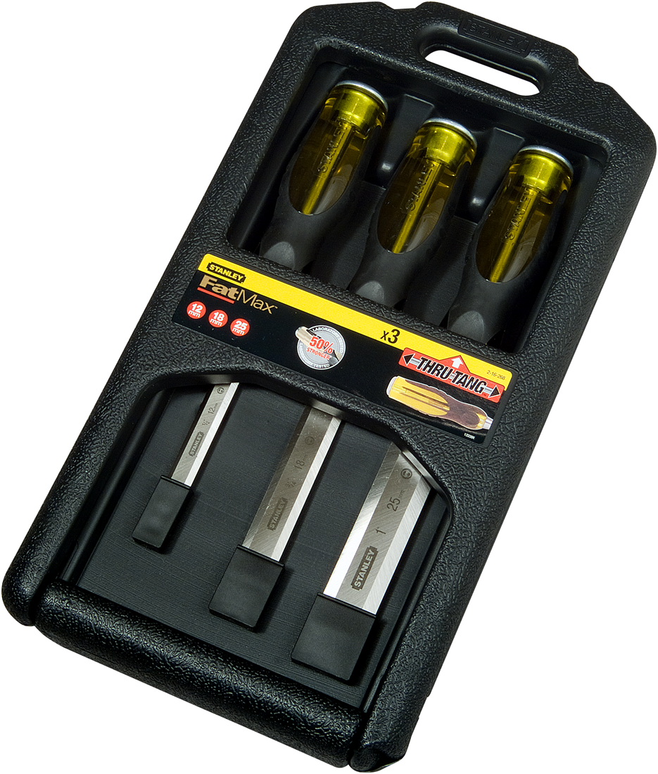 Stanley 2-16-270 FatMax Steekbeitelset 3Dlg