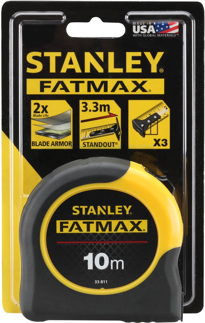 Stanley 0-33-811 FatMax Rolmeter Blade Armor 10m - 32mm