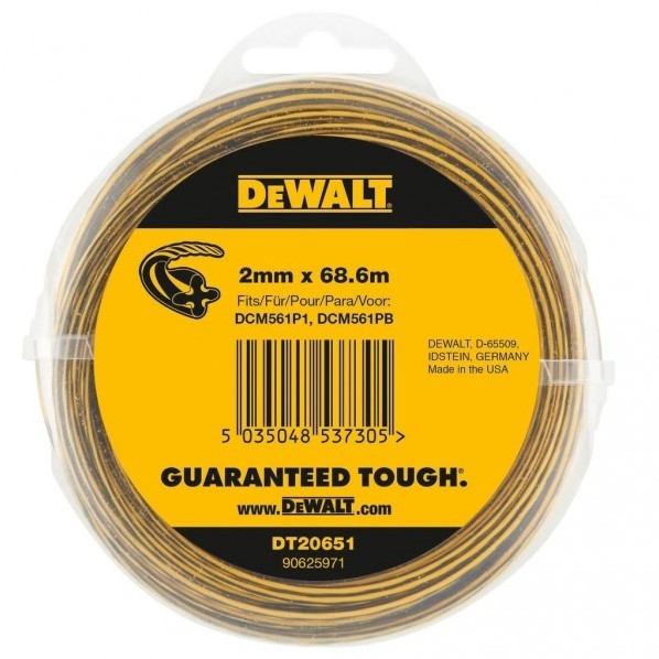DT20651 Grastrimmerdraad 2mm x 68,8m