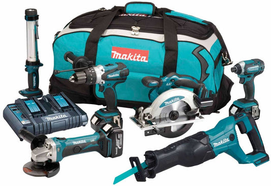 Makita DLX6044PT Combo Set 18V 3x5.0Ah Li-Ionen-Akkus mit Duo-Ladegerät