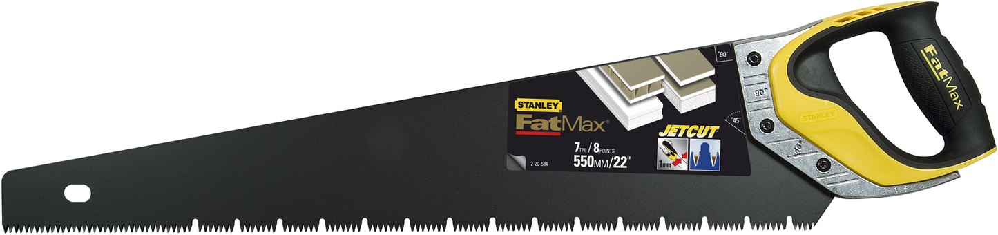 Stanley 2-20-534 FatMax Handsäge Trockenbau 550 mm – 7T/Zoll