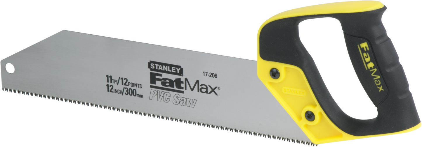 Stanley 2-17-206 FatMax PVC-Handsäge 300 mm – 11 Z/Zoll