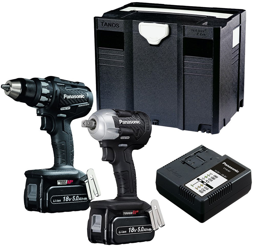 Panasonic EYC230LJ2G Accu Combiset 18V 5.0Ah Li-ion in Systainer