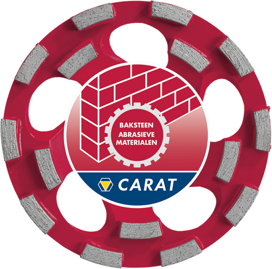 CARAT SLIJPKOP BAKSTEEN Ø125x22,23 MM DUSTEC®, CUBD MASTER