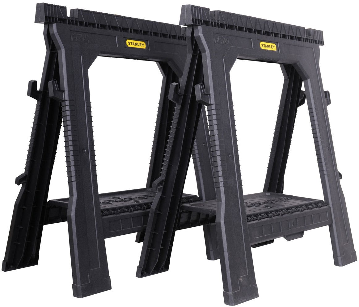 Stanley STST1-70713 Foldable Sawhorse V-groove Set