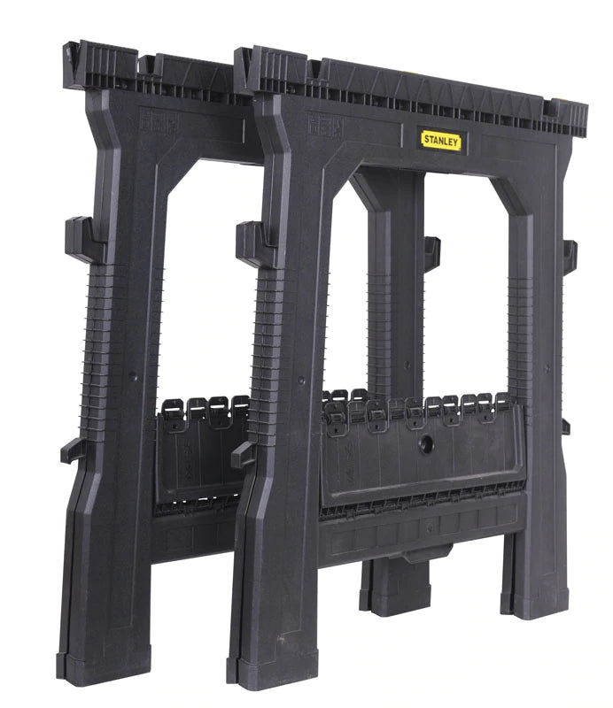 Stanley STST1-70713 Foldable Sawhorse V-groove Set