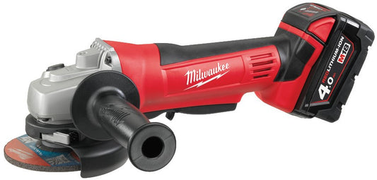 Milwaukee HD18 AG-115-402C Accu Haakse Slijper 115mm 18V 4.0Ah Li-Ion M18™ in koffer - 4933441300