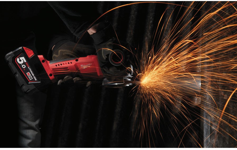 Milwaukee HD28 AG115-0X Cordless Angle Grinder 28V Loose Body 115mm M28™ in HD Box - 4933432146