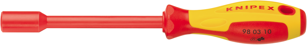 Knipex 98 03 06 Socket wrench with screwdriver handle 12 millimeters 98 03 06