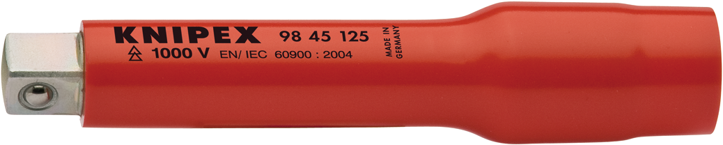 Knipex 98 45 125 Verlängerung mit Innen- und Außenvierkant 3/8 oder 1/2" - 98 45 125