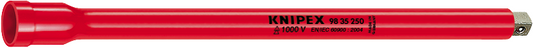 Knipex 98 35 250 Verlängerung mit Innen- und Außenvierkant 3/8 oder 1/2" - 98 35 250