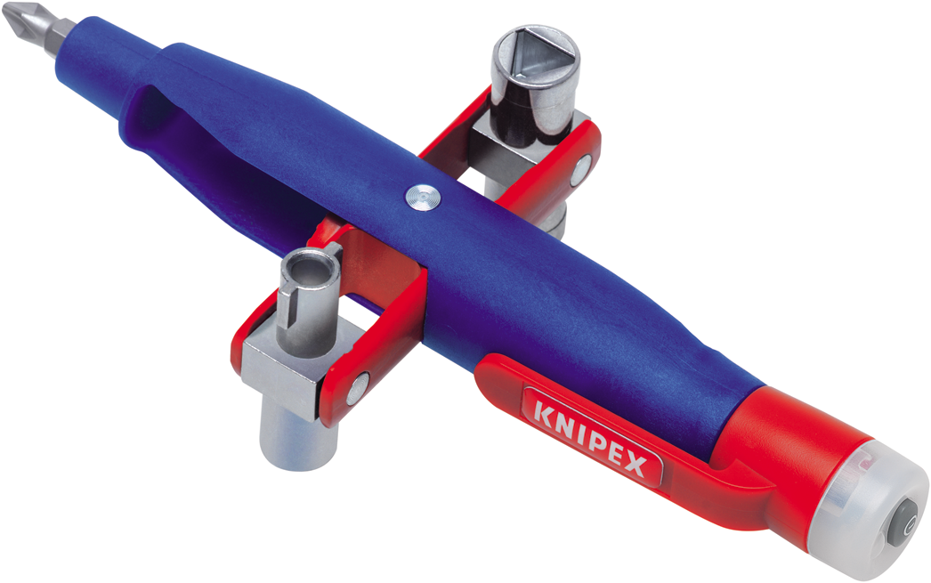 Knipex 00 11 17 Stiftschaltschrankschlüssel mit Spannungsprüfer 00 11 17