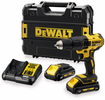 DCD777L2T Cordless Drill Driver 18V 3.0Ah XR in TSTAK