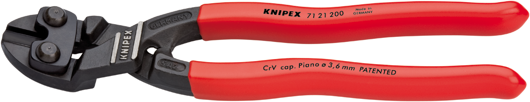 Knipex 71 21 200 CoBolt® compact bolt cutter, curved 71 21 200