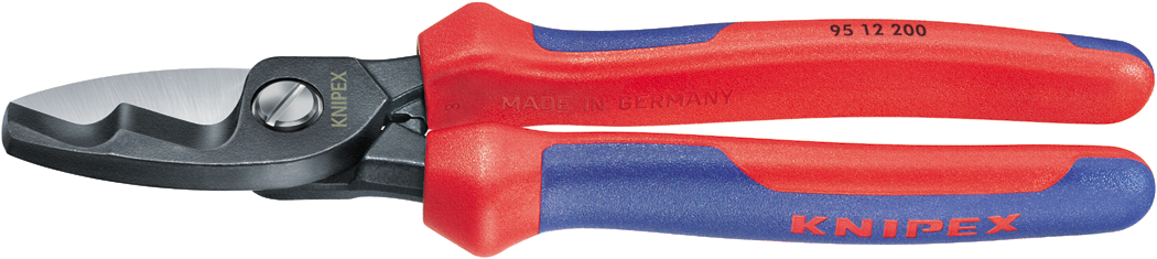 Knipex 95 12 200 Cable shears with double cutting edges 95 12 200