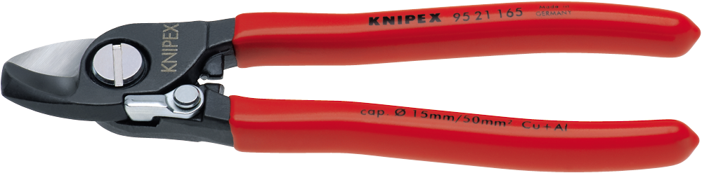 Knipex 95 21 165 Kabelschaar met openingsveer 95 21 165