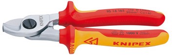 Knipex Kabelschaar Verchroomd VDE 165mm