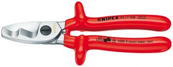 Knipex 95 17 200 Kabelschere mit Doppelschneide 95 17 200