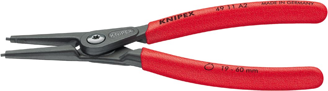 Knipex 49 11 A2 Präzisions-Sicherungsringzange für Außenringe (Achsen) 49 11 A2