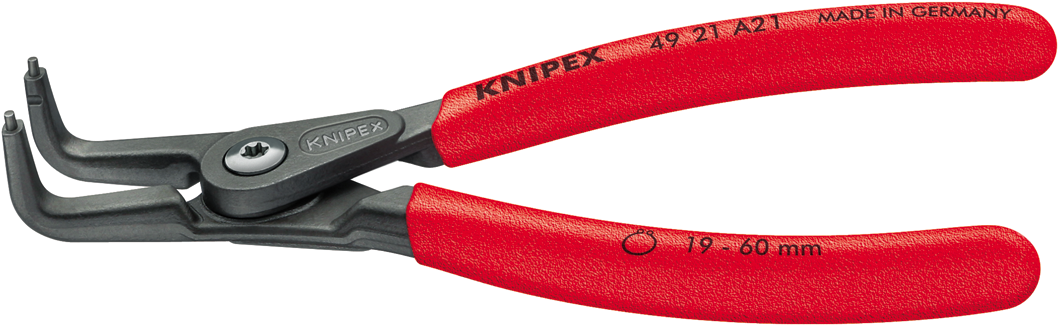 Knipex 49 21 A01 Präzisions-Sicherungsringzange für Außenringe (Achsen) 49 21 A01