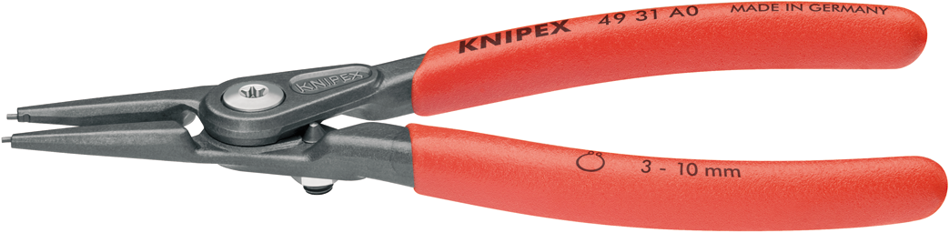 Knipex 49 31 A0 Präzisions-Sicherungsringzange für Außenringe (Wellen) 49 31 A0