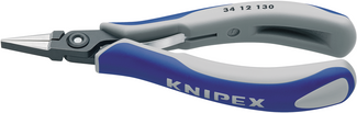 Knipex 34 12 130 Precisie elektronicatang met geslepen kop & geschroefd scharnier 34 12 130