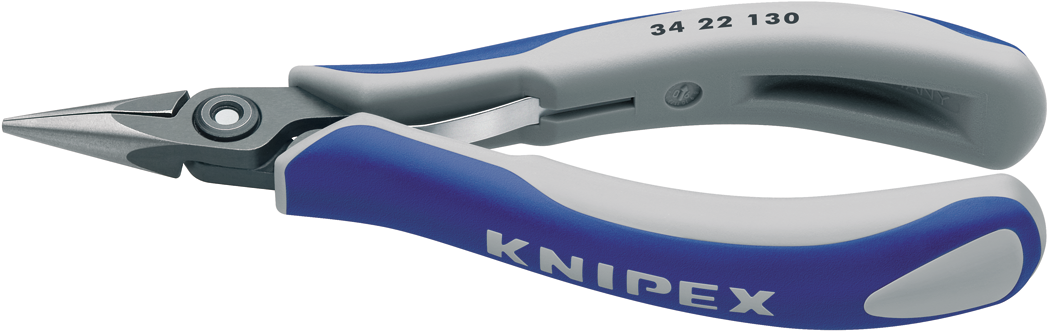 Knipex 34 22 130 Precision electronics pliers with ground head &amp; screwed joint 34 22 130