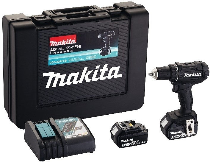 Makita DDF482RFEB Accuboormachine 18V 3.0Ah Li-ion in koffer