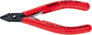 Knipex 75 02 125 Elektronica-zijsnijtang slanke vorm 75 02 125