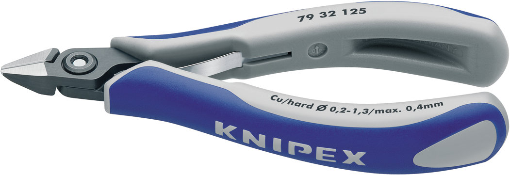 Knipex 79 32 125 Precision electronic cutter with ground head 79 32 125