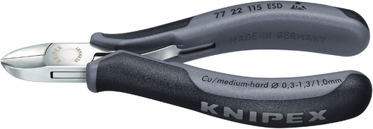 Knipex 77 22 115 ESD Elektronik-Seitenschneider ESD 77 22 115 ESD