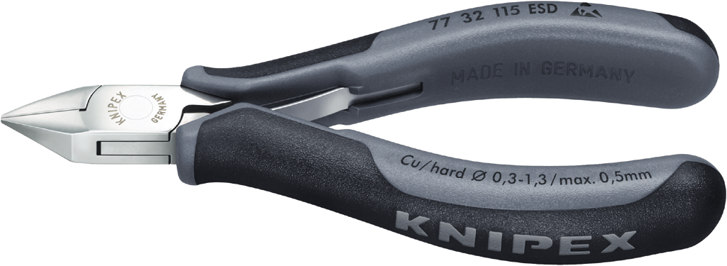 Knipex 77 32 115 ESD Elektronik-Seitenschneider ESD 77 32 115 ESD