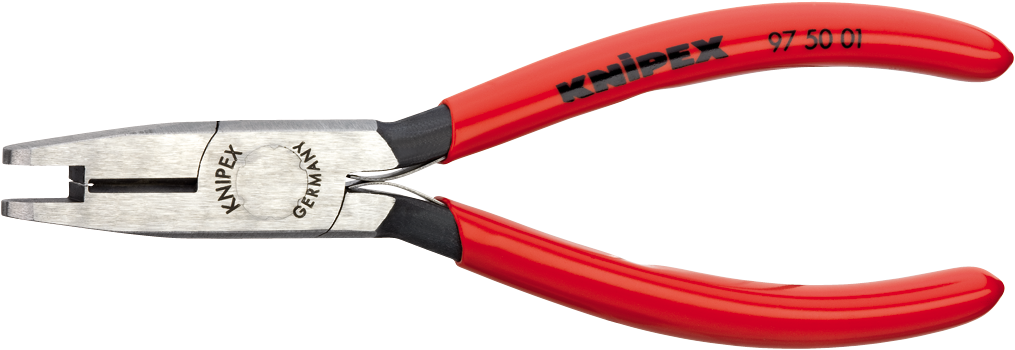 Knipex 97 50 01 Crimpzange für Scotchlok-Stecker mit Schneide 97 50 01