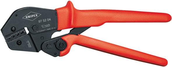 Knipex 97 52 08 Crimping pliers also for two-hand operation 97 52 08
