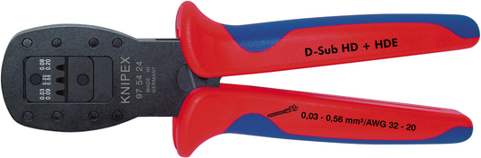 Knipex 97 54 24 Parallel-Krimptang voor miniatuurstekkers 97 54 24